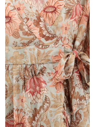 Zimmermann Daylight Wrap Dress - Beige