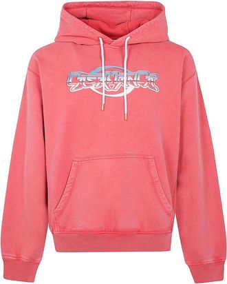 Casablanca Chrome Text Printed Hoodie