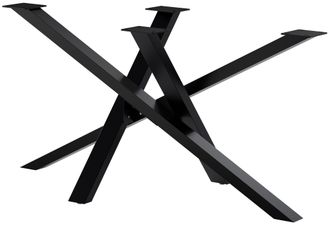 Clp Clp - Patas De Mesa Finney Negro 140x70x72 Cm