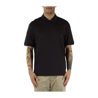A|X Armani Exchange Gepoloid shirt met rits - Heren - Polos - Blauw - 2XL - Katoen - Tops