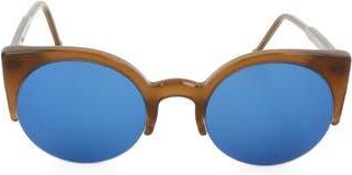 Retro Superfuture 51mm Cat Eye Sunglasses in Brown at Nordstrom Rack