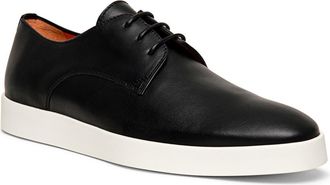 Santoni Dilate Derby Sneaker in Black at Nordstrom, Size 10