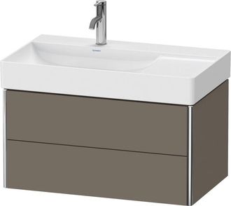 Duravit Xsquare Mueble De Ba&ntilde;o De Pared 78,4x46,0 Cm, 2 Cajones, - Duravit