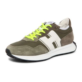 Hogan Sneakers, male, Green, Size: 8 US H601 Allacciato H