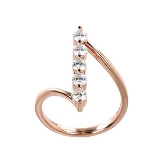 Autentica 0.60 Cttw Linear Design Ring