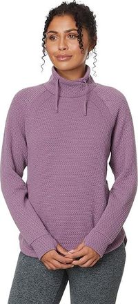 L.L.Bean Ridgeknit Crossneck Pullover Womens Clothing Mauve : MD, Lyocell/Polyester/Spandex