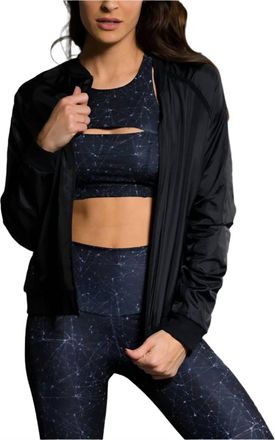 Onzie Bomber Jacket In Black