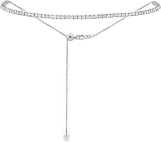 Sabrina Designs 14K 3.89 Ct. Tw. Diamond Choker Tennis Necklace