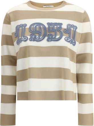 Max Mara Beige Fleece Wool Womens Sweatshirt