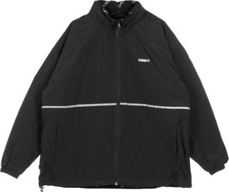 Obey Zwarte Herenjas - Heren - Zomerjassen - Zwart - XL - Jassen