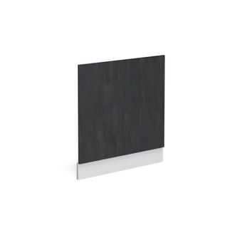 Vicco Panel Frontal R-line, Hormig&oacute;n Negro, 60 Cm Sin Encimera