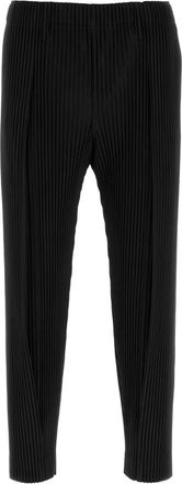 Homme Plissé Issey Miyake Black Polyester Pant