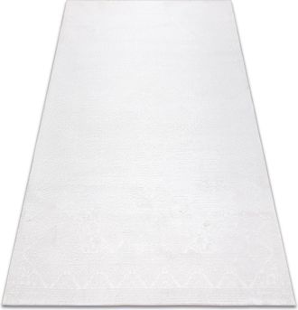 RugsX Rugsx - Alfombra Acr&iacute;lica Palacio 1356 Roset&oacute;n Marfil / Blanco White 120x170 Cm