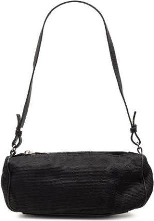 Saint Laurent Pre-owned Shoulder Bags, female, Black, Size: ONE SIZE Pre-owned Nylon Shoulder Bag