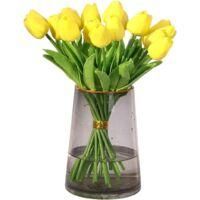 OEM Juego De 20 Tulipanes Artificiales De L&aacute;tex, De Aspecto Realista E Imitaci&oacute;n De Tulipanes. - Crezuo