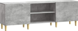 vidaXL Mueble De Tv Gris Hormig&oacute;n 150 X 31 X 50 Cm Vidaxl