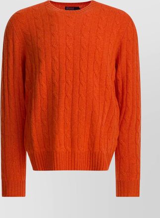 Polo Ralph Lauren cable knit crew neck cashmere pullover