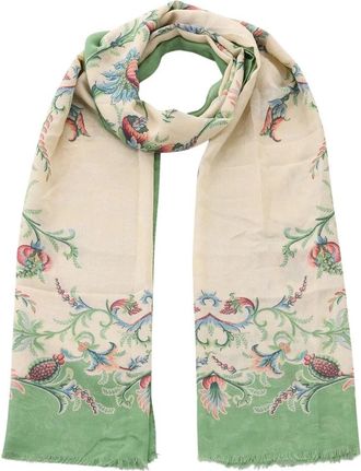 Etro Sjaals - Dames - Sjaals - Groen - ONE Size - Katoen - Accessoires