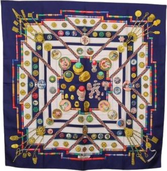 Herm&egrave;s Pre-owned Silk Scarf - Dames - Vintage Accessoires - Veelkleurig - ONE Size - Vintage