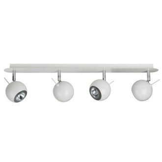 Netlighting Rocca 4 Light Spotlight Bar Glossy White