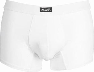 Ermenegildo Zegna Mens Ermenegildo Zegna Stretch Modal Boxer Trunk, White - Size: 38/39/32