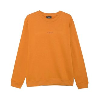 Dondup Sudadera de Cuello Redondo Regular - Sweatshirts & Hoodies - Hombre - Naranja - L