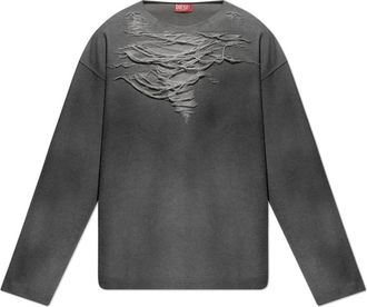 Diesel Sweatshirt S-Ruben - Heren - Sweatshirts - Grijs - XL - Katoen - Hoodies & sweatvesten