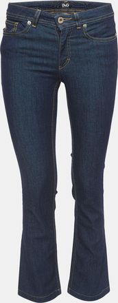 Dolce & Gabbana Dark Blue Denim Slimmy Tight Jeans S Waist 24