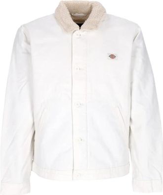 Dickies Cloud Canvas Dekjas - Heren - Zomerjassen - Wit - L - Wol - Jassen