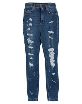 デニム・ジーパン DOLCE & GABBANA Five-pocket jeans Blue Dolce & Gabbana/ドルチェ＆ガッバーナ｜5ポケット ジーンズ