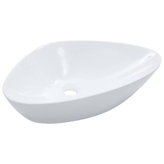Berkfield Home Wash Basin 58.5x39x14 cm Ceramic White