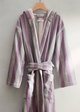 Mango Accappatoio cappuccio cotone spesso blu - Home - M - MANGO HOME