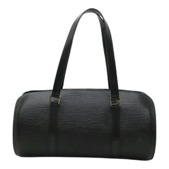 Louis Vuitton Pre-owned Soufflot Epi 2way Tas - Dames - Pre-owned - Zwart - Maat: ONE Size Leer