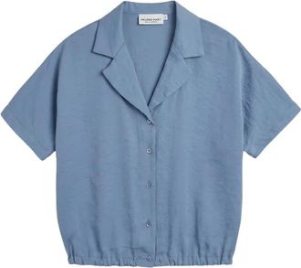 Hart by Helena Hart Fie Sparkle Blouse - Dames - Overhemden - Blauw - XL - Overhemden