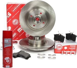 OEM Pastillas De Freno + Discos Con Rodamiento Trasero 201003250