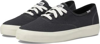 Keds Champion GN Sneakers Black Canvas Lifestyle Shoes HAWK081