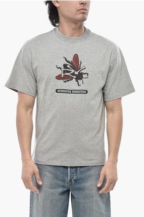 Rayon Vert Crewneck T-Shirt MAGNETRON Printed size M