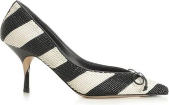 Jacquemus Tourni 80 Pump - Dames - Pumps - Veelkleurig - 37 EU - Katoen - Schoenen