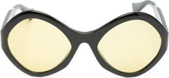 Valentino Garavani VLogo Geometric-frame Sunglasses