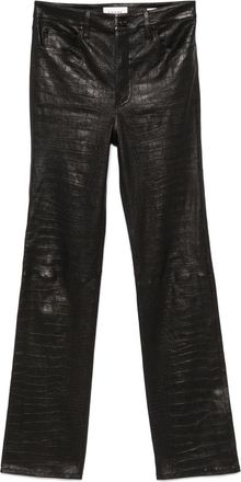 Frame Denim Skinny Leather Trousers - Womens - Lambskin/Viscose