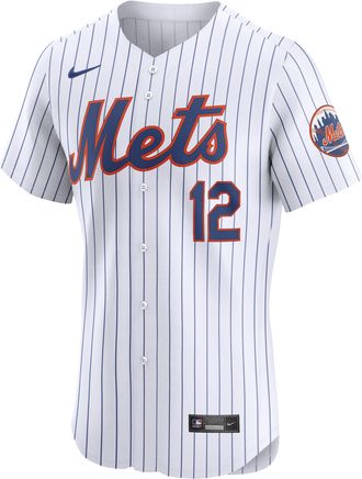 Nike Francisco Lindor New York Mets Nike Mens Dri-FIT ADV MLB Elite Jersey in White | 90B0NMHONM9-00F