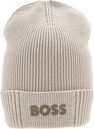 HUGO BOSS Asic Logo Printed Beanie, Size One Size