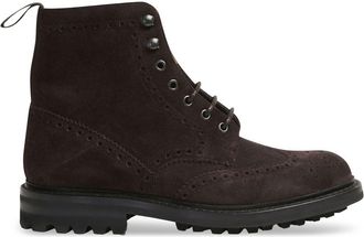 Churchs suede boots - men - Calf Suede/Calf Leather/Rubber - 8.5 - Brown