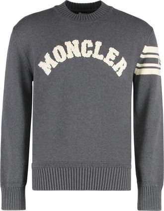 Moncler Truien - Heren - Ronde hals truien - Grijs - S - Truien & Vesten