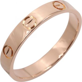 Cartier Gold Pink Gold (18K) Band Ring (Pre-Owned)