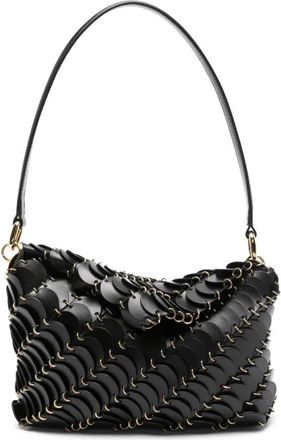 Paco Rabanne Paco Bag - Dames - Schoudertassen - Zwart - ONE Size - Leer - Tassen