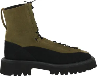 Ferragamo Atlante Combat Boots - Extra Wide Width