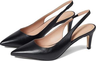 Cole Haan Vandam W26827 Heels Womens Black Leather Slingback Pump ZOGG591