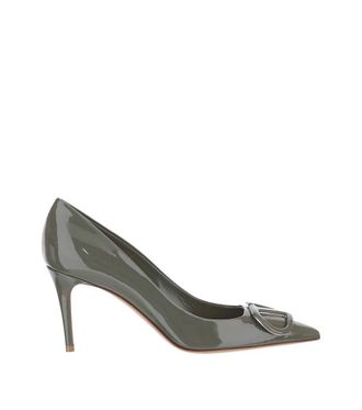 Valentino Garavani Green Logo Pumps