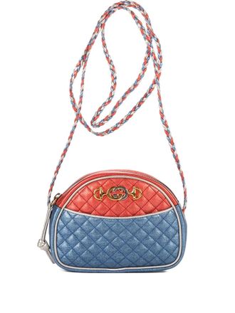 Gucci mini Trapuntata Camera quilted bag - Blue